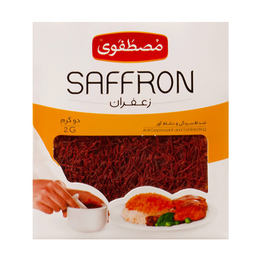 Buy زعفران 2 گرم پاکتی Mostafavi