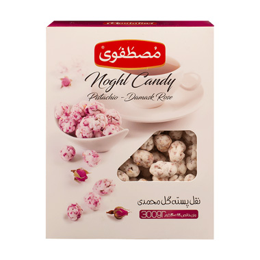 Buy نقل پسته ای گل محمدی Mostafavi
