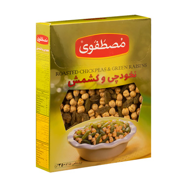 ROASTED CHICKPEAS AND GREEN RAISINS